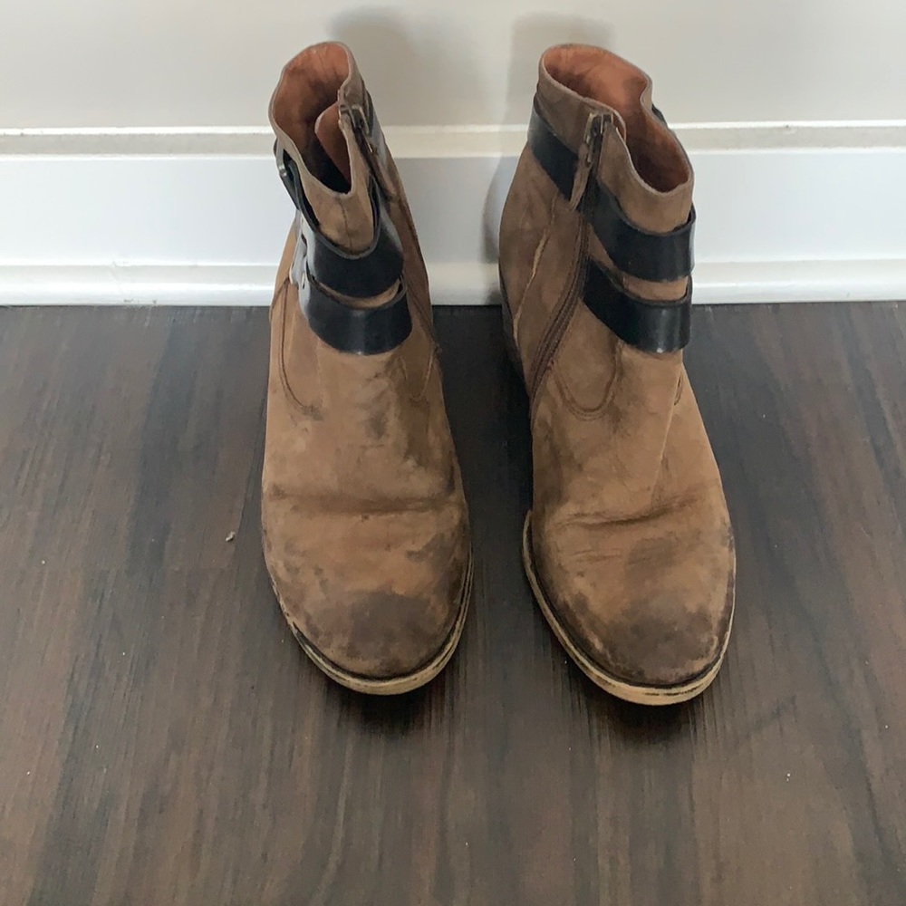Franco Sarto Leather Size 7.5 bootie